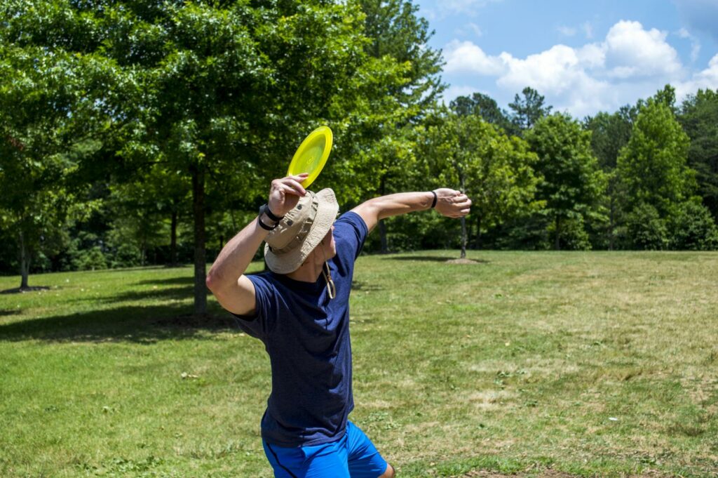 What areas of your body disc golf target?